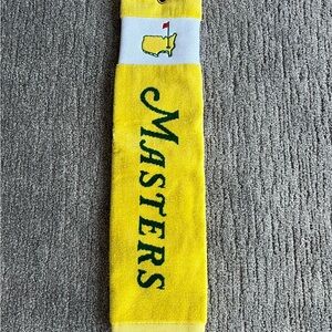 Masters Golf Towel - Yellow